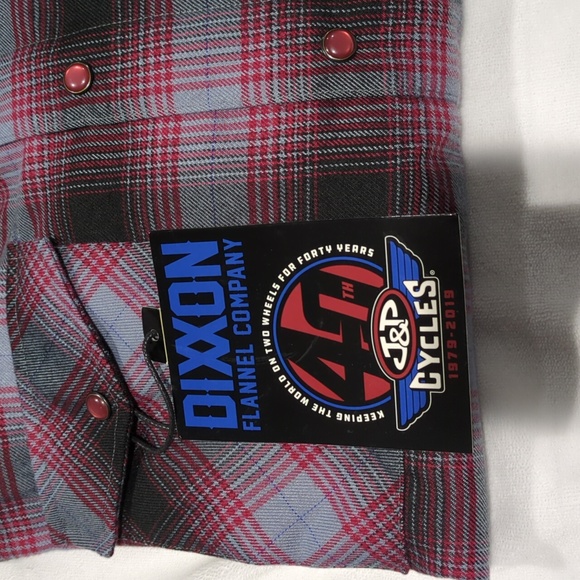 Dixxon J&P Cycles Flannel size XL, Snap buttons. - Picture 3 of 4